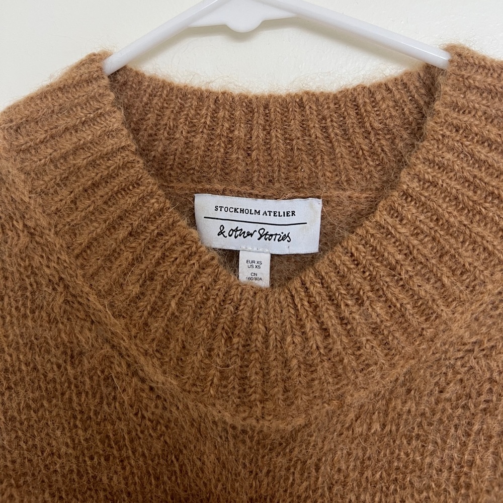 & other stories - tan sweater